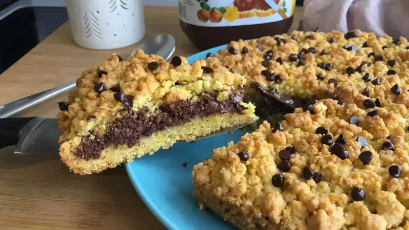 Gâteau crumble au Nutella un dessert simple mais délicieux E Savoir