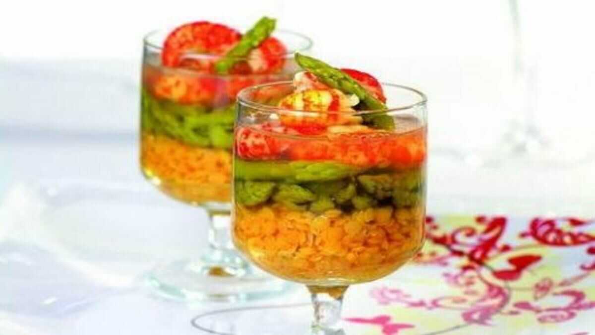 Aspic de Queues D’écrevisse au Vinaigre Balsamique