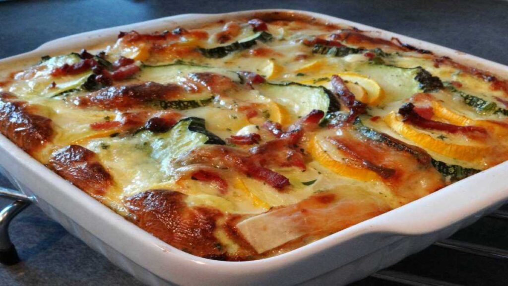 Gratin de courgettes au fromage frais