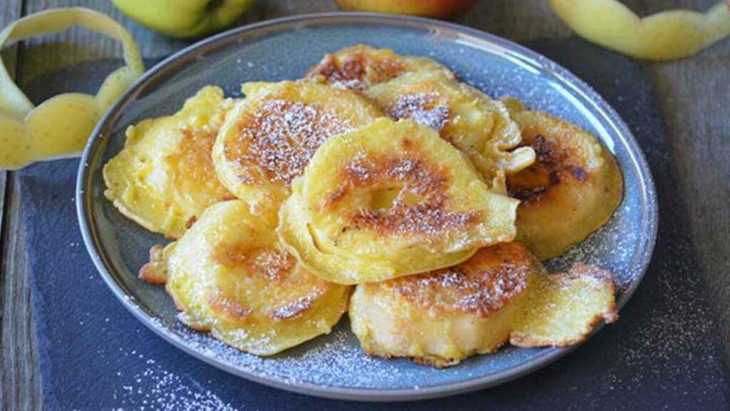 Beignets de pommes à la poêle et sans friture