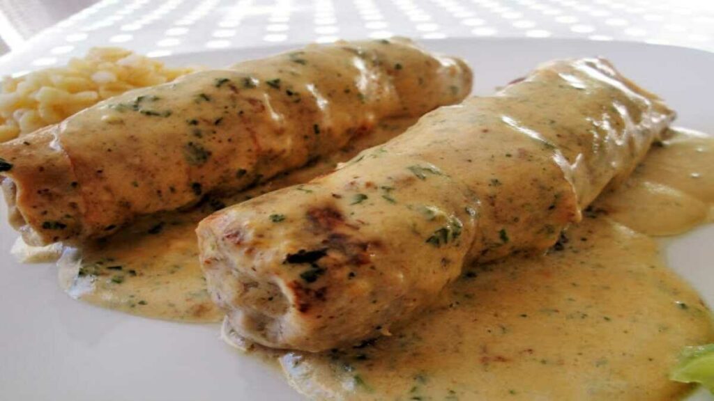 Escalopes de veau lard et comté