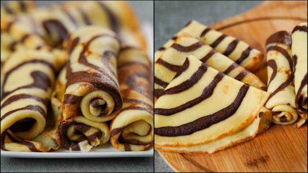 Crêpes Tourbillon Vanille et Chocolat Un Délice