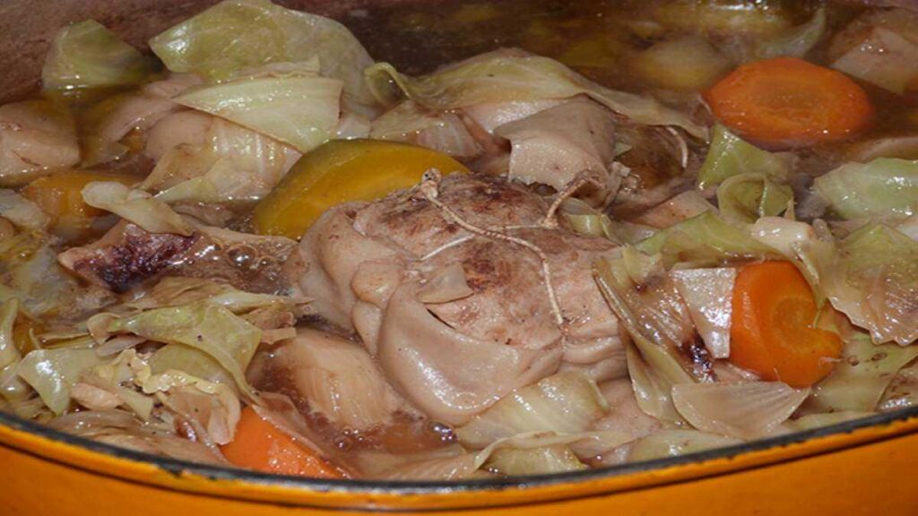 Paupiettes de veau au chou vert à la carotte et navets