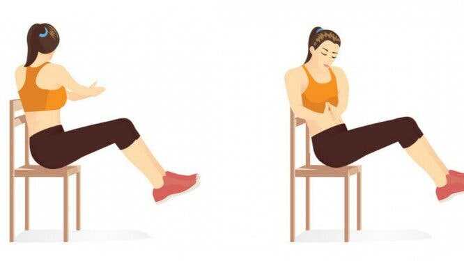 8 exercices pour obtenir un ventre plat en position assise 
