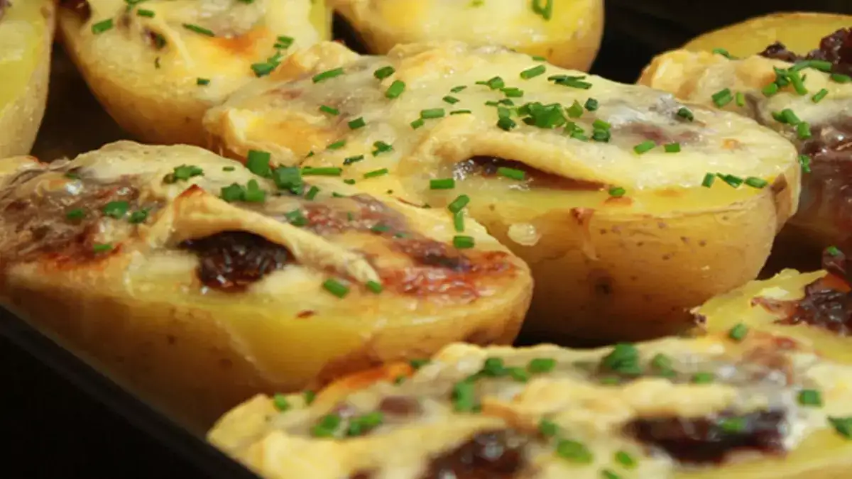 Pommes de terre gratinées oignons munster