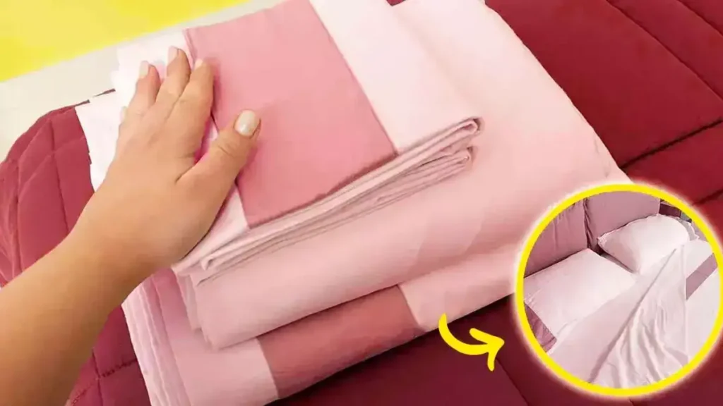 L’astuce pour avoir des draps blancs, doux, parfumés et sans plis comme à l’hôtel