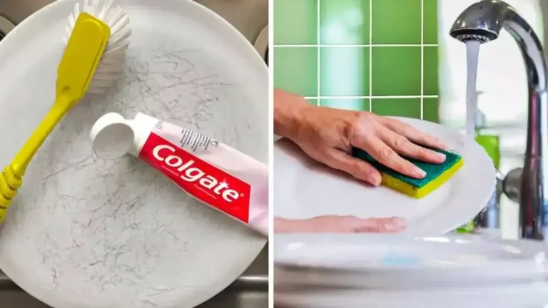 Comment éliminer les rayures des assiettes avec du dentifrice ?