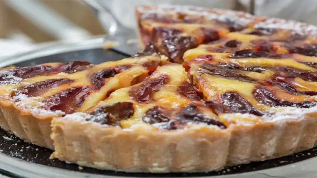 La tarte aux prunes à l’alsacienne