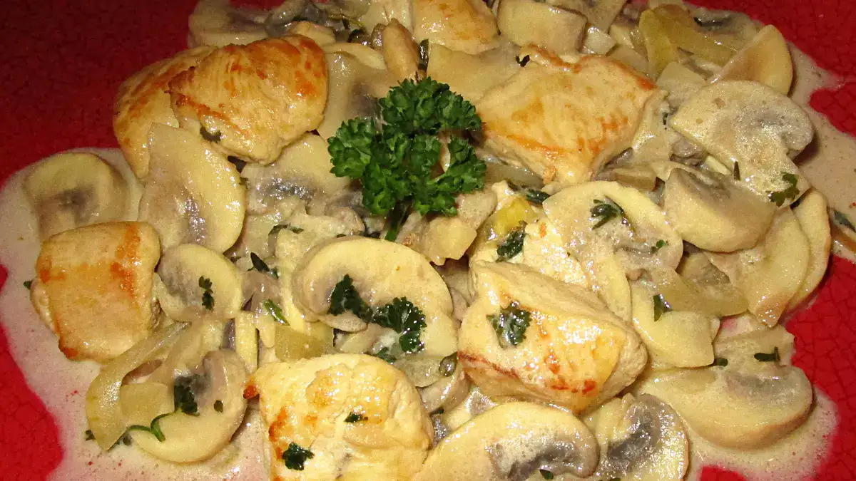 Sauté de poulet et champignons WW