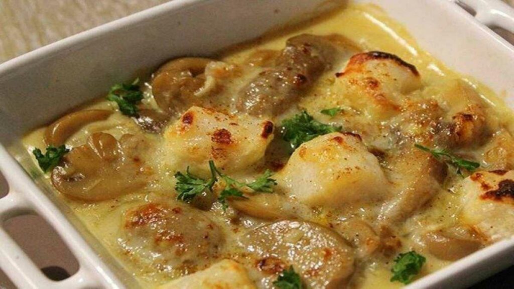 Gratin de noix de Saint-Jacques