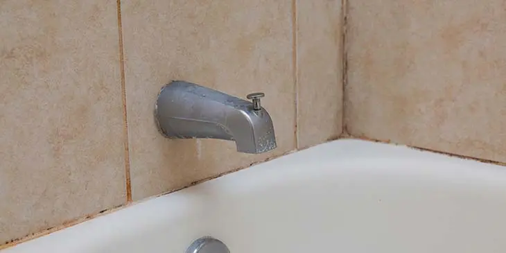 L’astuce de génie pour retirer la moisissure sur les joints de la baignoire
