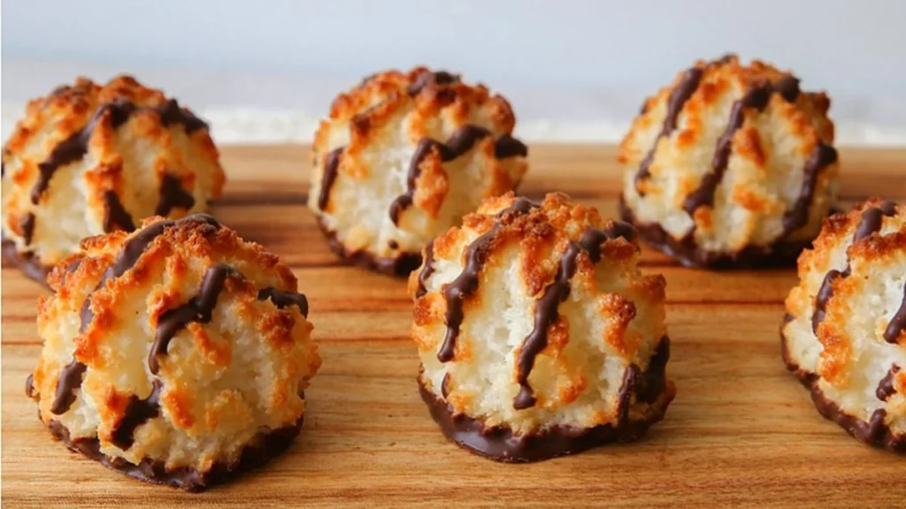 les rochers à la noix de coco et au chocolat !