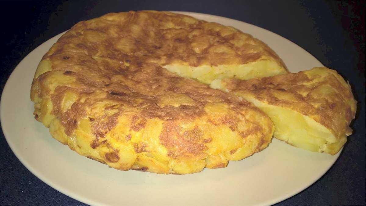 Tortilla aux pommes de terre légère