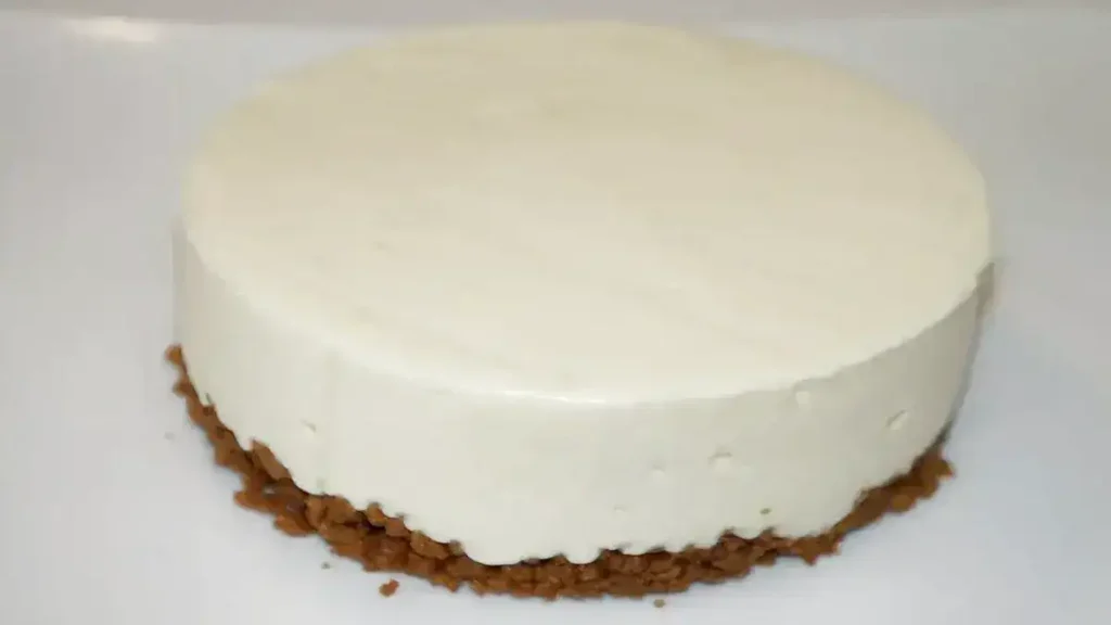 Cheesecake au fromage chocolat blanc