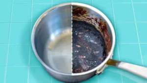 Comment nettoyer le lait brûlé sur la plaque de cuisson et la casserole ?