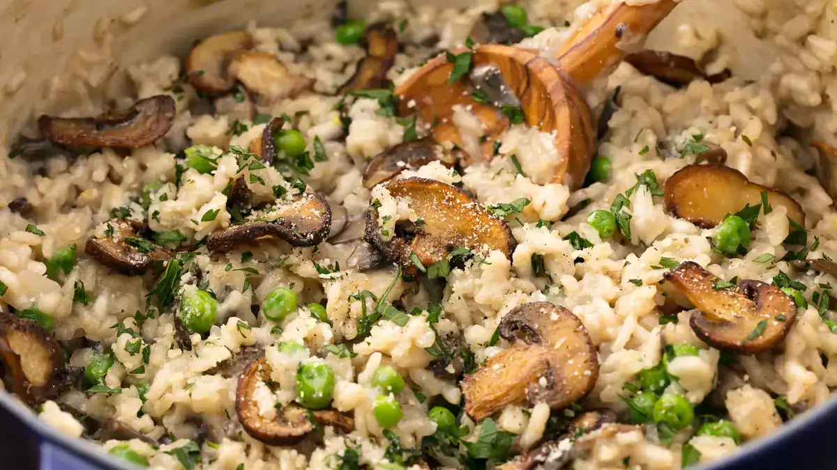 Risotto aux champignons au Cookeo