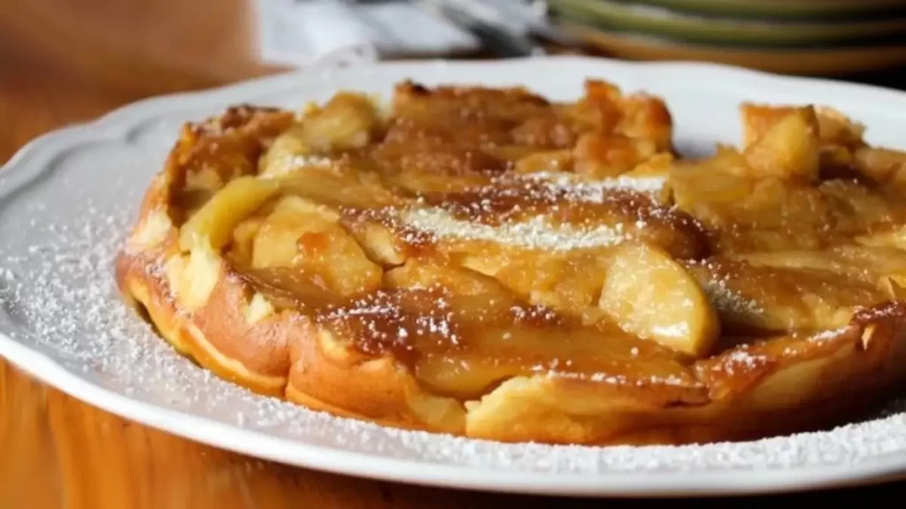 Crêpe aux pommes spécialité allemande