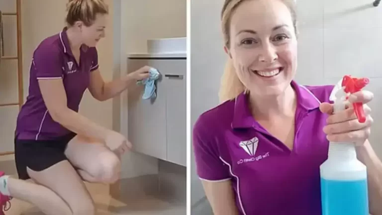 Une femme de ménage révèle les secrets d’une salle de bains étincelante