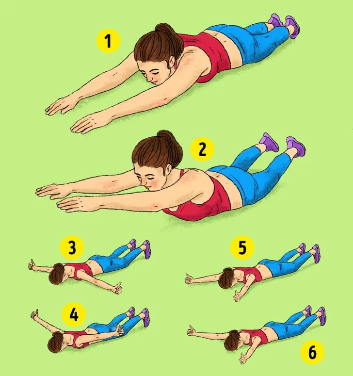 Exercice du ver : transforme le ventre, les bras et les jambes en un temps record