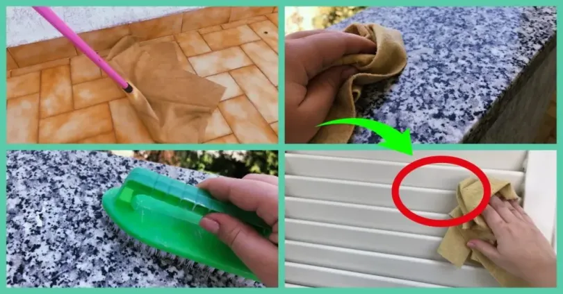 Voici comment nettoyer le carrelage de votre balcon avec des astuces naturelles efficaces