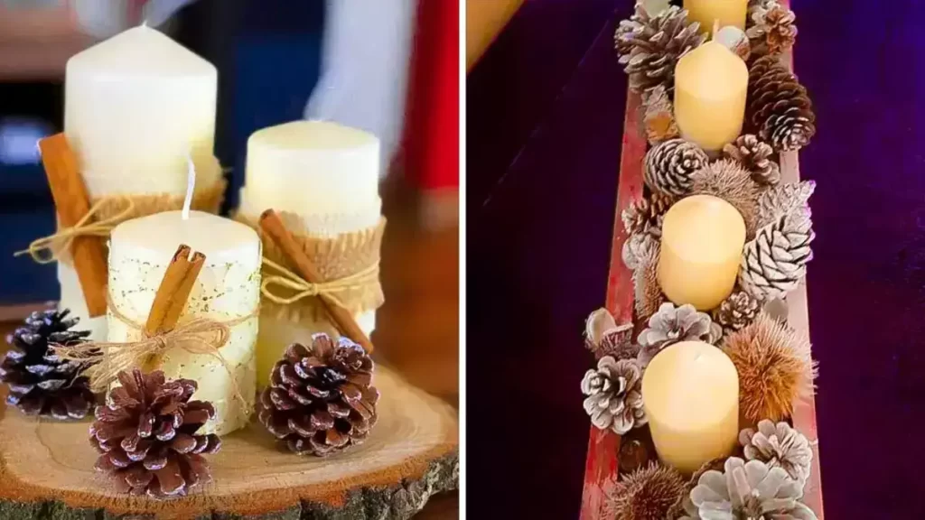 7 idées de décoration DIY originales avec des pommes de pin pour sublimer la maison avant Noël