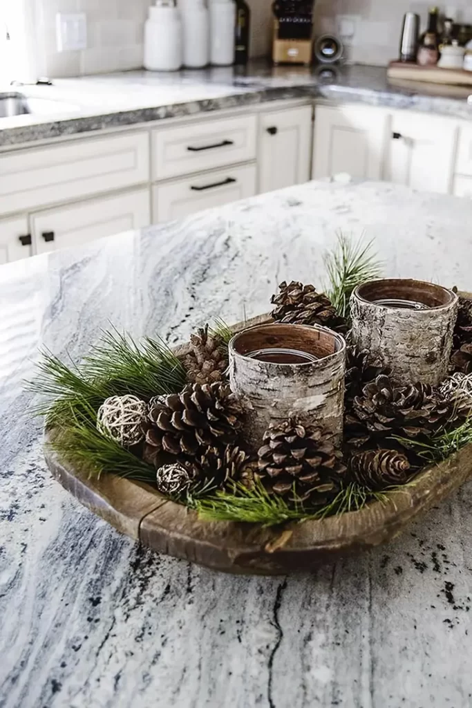 7 idées de décoration DIY originales avec des pommes de pin pour sublimer la maison avant Noël