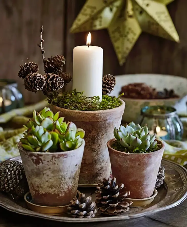 7 idées de décoration DIY originales avec des pommes de pin pour sublimer la maison avant Noël