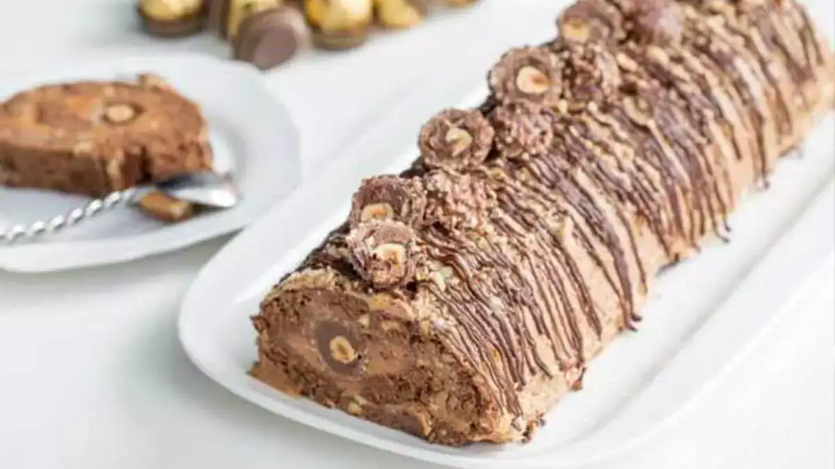 La bûche Ferrero Rocher