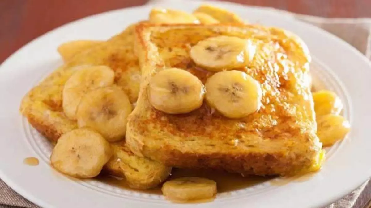 Pain Perdu Brioché à la Banane Caramélisée très suave