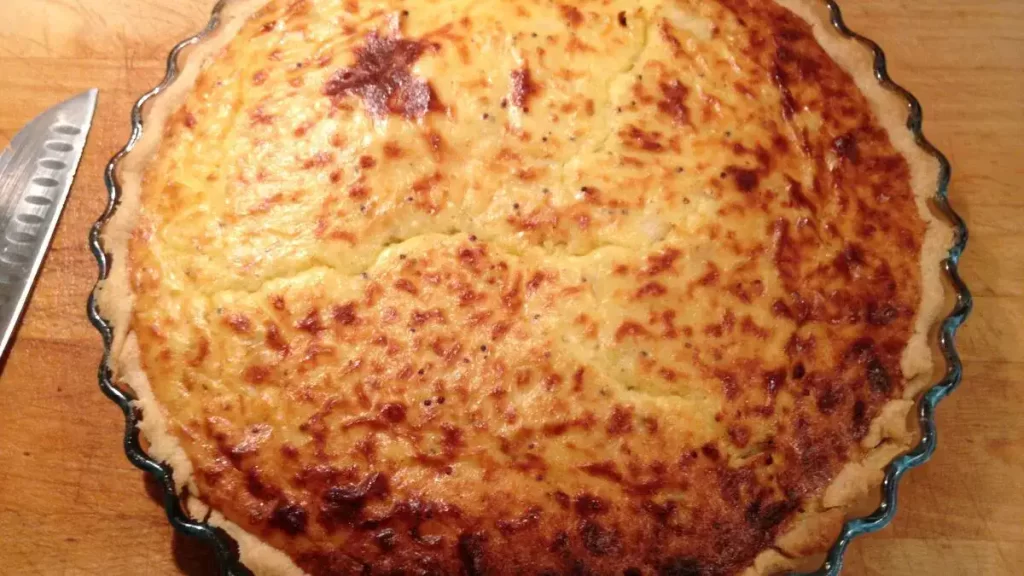 Quiche soufflée au fromage Légère et fondante