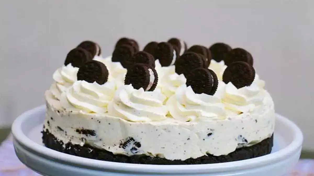 Rapide Cheesecake aux biscuits Oreo