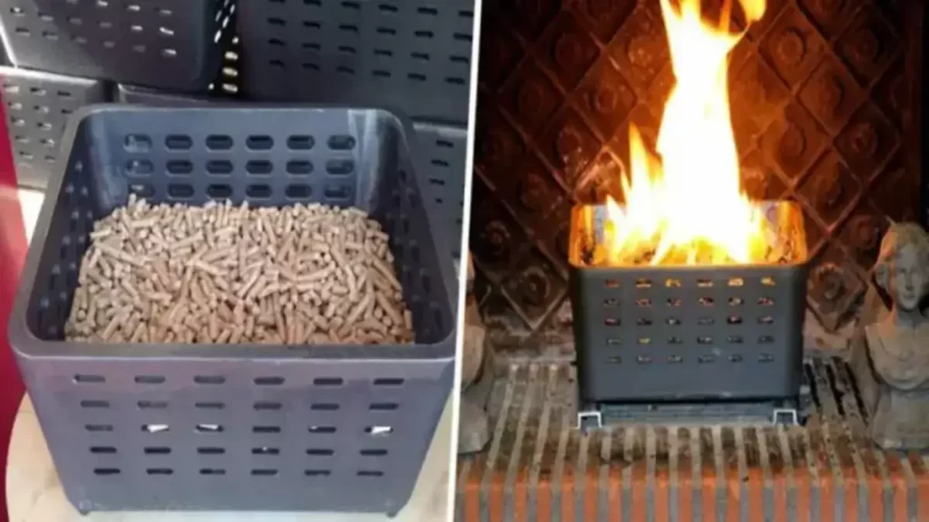 Ce Sarthois a inventé un système pour faire un bon feu sans corvée de bois