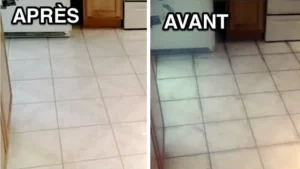 Comment faire briller le sol de votre cuisine facilement.