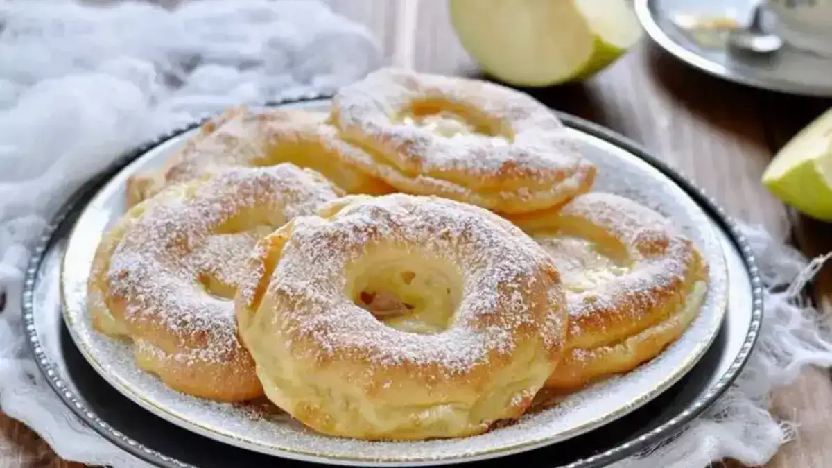 Beignets aux pommes au four de mamie