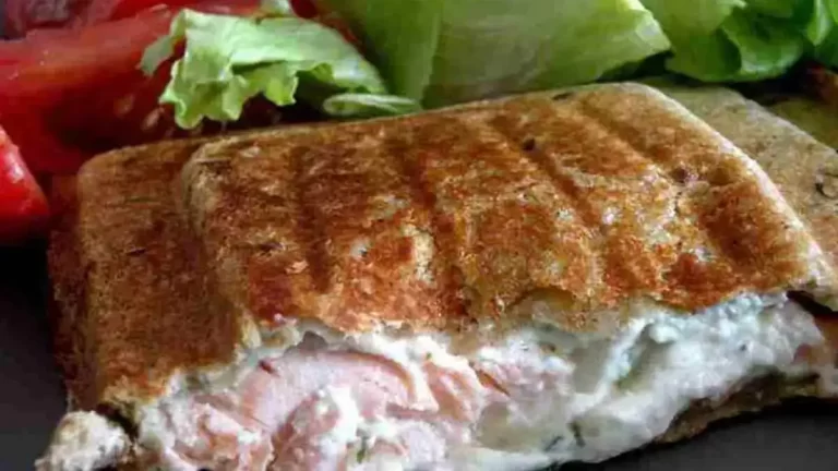 Croque-monsieur au saumon et Boursin