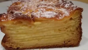 Gâteau invisible aux pommes ultra moelleux