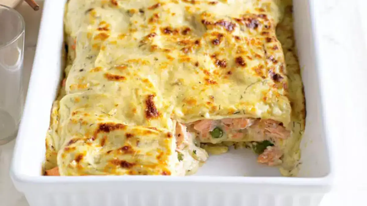 Lasagnes au saumon légère