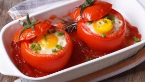 Oeuf en Cocotte de tomate recette facile