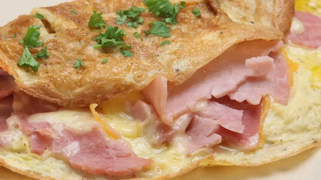 Omelette jambon/fromage