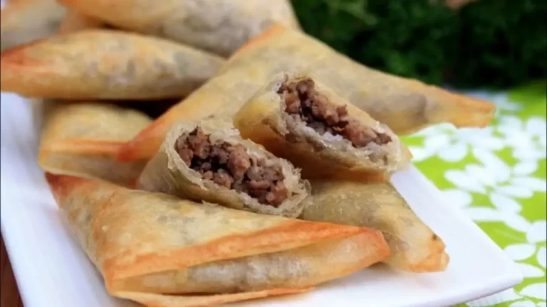 Samoussas à la viande hachée