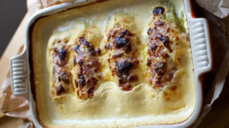 Endives belges farcies gratinées à la béchamel