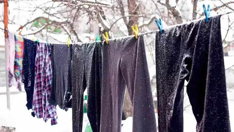 Pourquoi faut-il sécher le linge à l’extérieur même en hiver ?