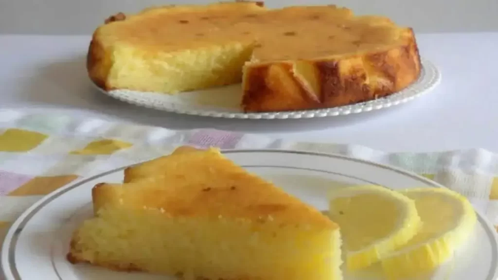 Gâteau fondant léger au citron