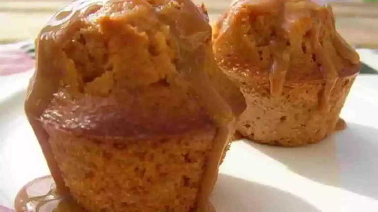 Muffins au caramel au beurre salé