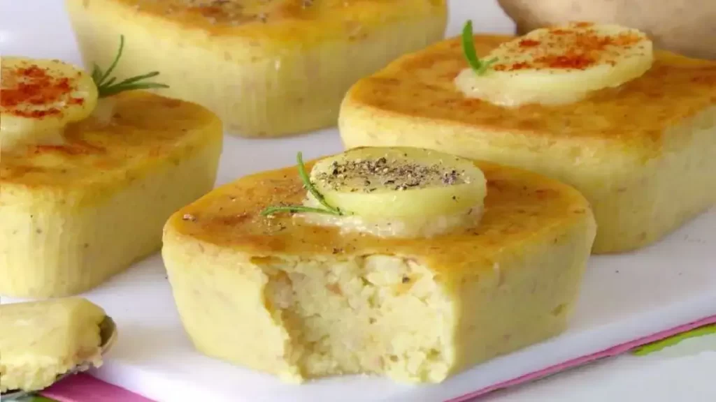 Recette flans de pommes de terre et de jambon