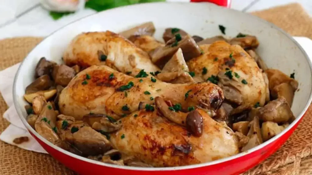 Recette poulet aux champignons facile