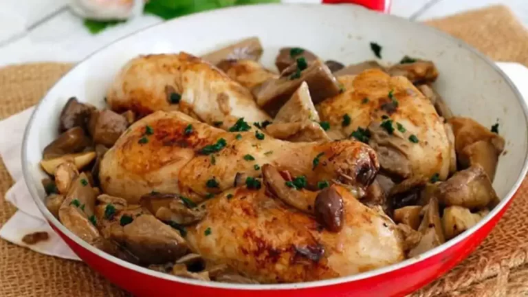 Recette poulet aux champignons facile