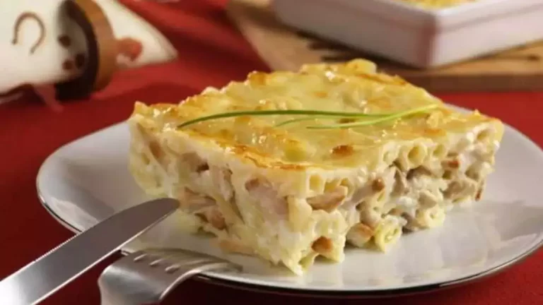 Gratin de pâtes au poulet pas cher et rapide