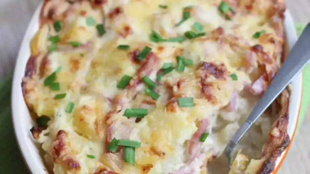 Gratin Chou-fleur Jambon