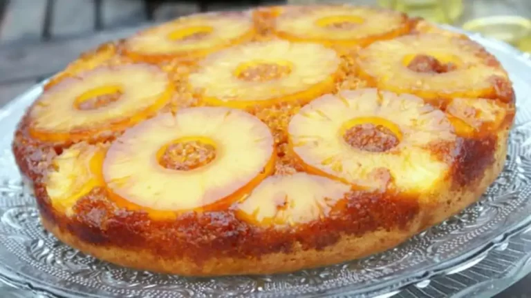 Gateau renversé a l’ananas facile